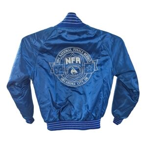 Vintage 1984 National Finals Rodeo Satin Jacket, Medium